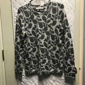 LOFT floral sweater-NWOT